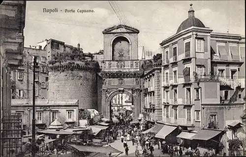 Ak Napoli Neapel Campania, Porta Capuana