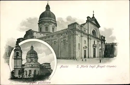 Ak Assisi Umbria, Santa Maria degli Angeli, Basilika