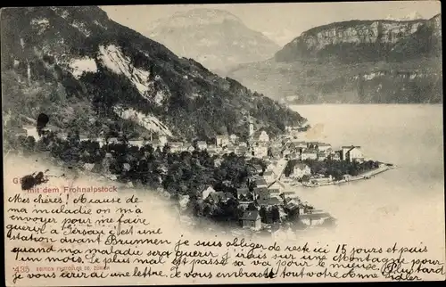 Ak Gersau Kanton Schwyz, Totale mit Frohnalpstock