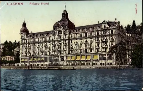 Ak Luzern Stadt Schweiz, Palace Hotel