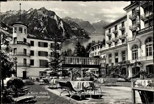 Ak Seelisberg Kanton Uri, Grand & Kulm Hotels Sonnenberg