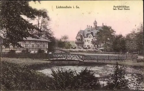 Ak Lichtenstein in Sachsen, Parkschlößchen