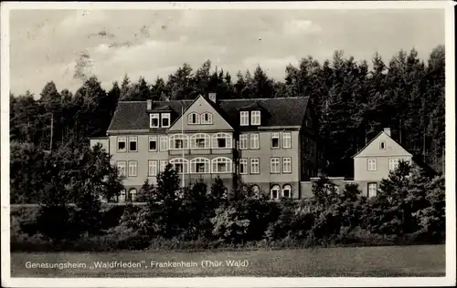 Ak Frankenhain in Thüringen, Genesungsheim Waldfrieden