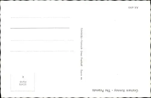 Ak Sänger Graham Bonney, The Peanuts