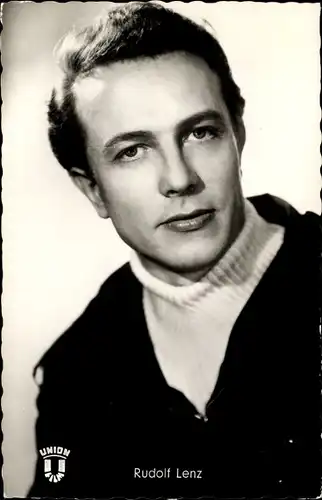 Ak Schauspieler Rudolf Lenz, Portrait, Film Liebe, Schnee und Sonnenschein