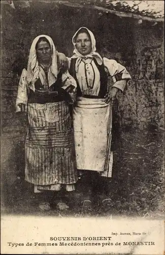 Ak Bitola Monastir Mazedonien, Types de Femmes Macedoniennes, Portrait