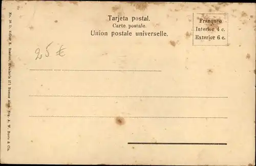 Ak Argentinien, Grupo de Gauchos, Gitarre