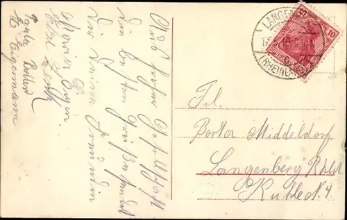 Ak Liebst du mich, Liebespaar