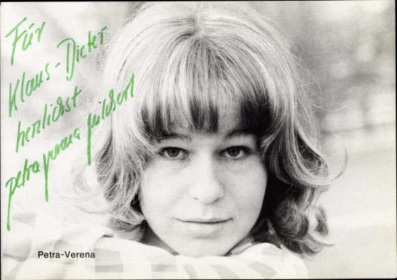 Ak Schauspielerin Petra Verena.. Ansichtskarten günstig