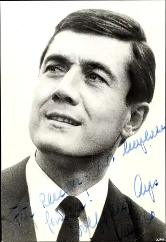 Foto Schauspieler Wolfgang Arps, Portrait, Autogramm