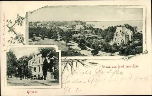 Ak Bad Arendsee in der Altmark, Kurhaus, Panorama vom Ort