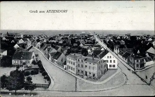 Ak Atzendorf Staßfurt im Salzlandkreis, Panorama