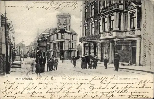 Ak Remscheid im Bergischen Land, Bismarckstraße