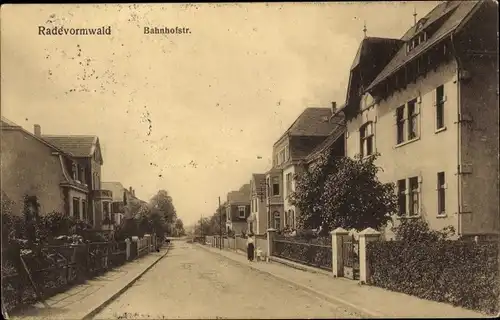 Ak Radevormwald Bergisches Land, Bahnhofstraße
