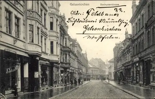 Ak Gelsenkirchen im Ruhrgebiet, Bochumer Straße, Geschäfte