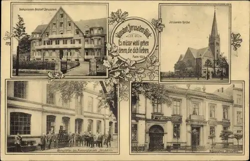 Ak Hamburg Altona, Missionshaus Jerusalem, Eimsbüttelerstraße 81