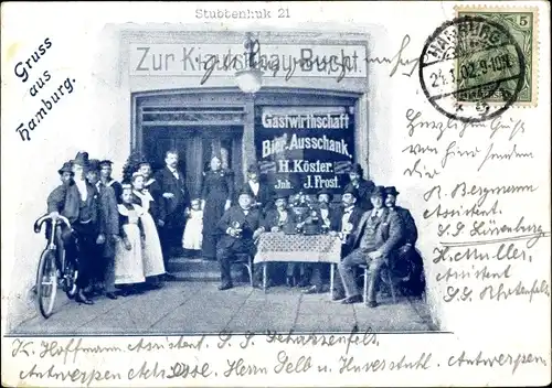 Ak Hamburg, Zur Kiautschau Bucht, Stubbenhuk 21