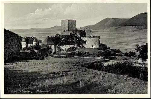 Ak Thallichtenberg in der Pfalz, Burg Lichtenberg, Blick zur Ruine, Ausflugsstätte