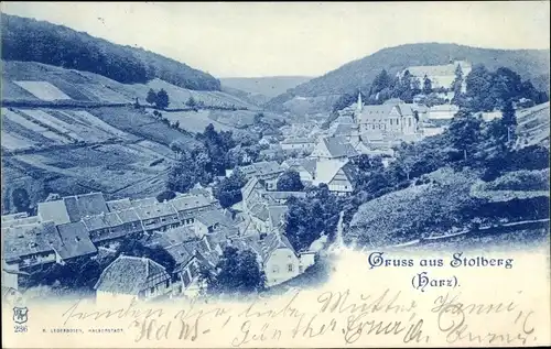 Ak Stolberg im Harz, Panorama