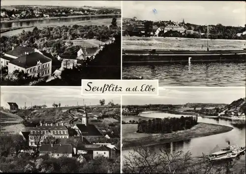 Ak Diesbar Seußlitz Nünchritz an der Elbe, HO Gaststätte Seußlitzer Hof