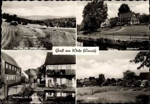 Ak Weifa Steinigtwolmersdorf in Sachsen, Niederdorf, Gasthaus zur Oberlausitz, Oberdorf