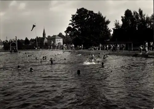 Ak Rathewalde Hohnstein Sächsische Schweiz, Schwimmbad