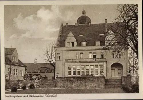 Ak Helmsdorf Stolpen in Sachsen, Erholungsheim und Bäckerschule