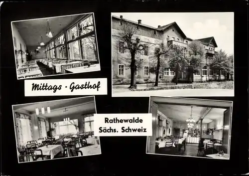 Ak Rathewalde Hohnstein Sächsische Schweiz, Mittags Gasthof