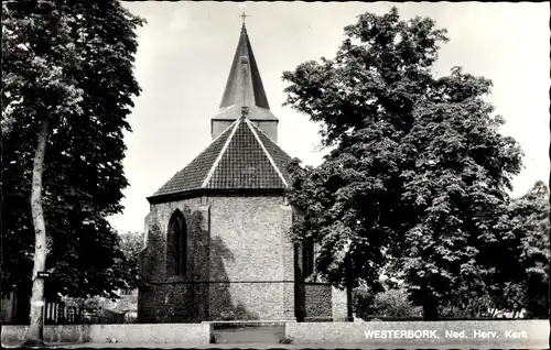 Ak Westerbork Drenthe Niederlande, Ned. Herv. Kerk