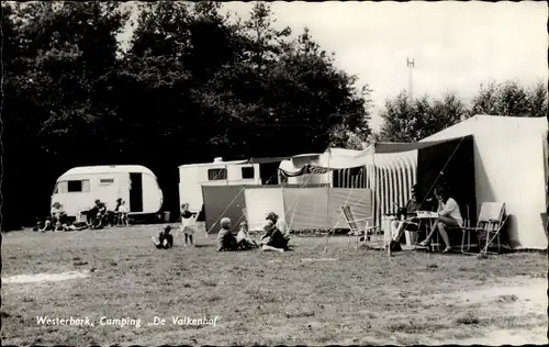 Ak Westerbork Drenthe Niederlande, Camping De Valkenhof