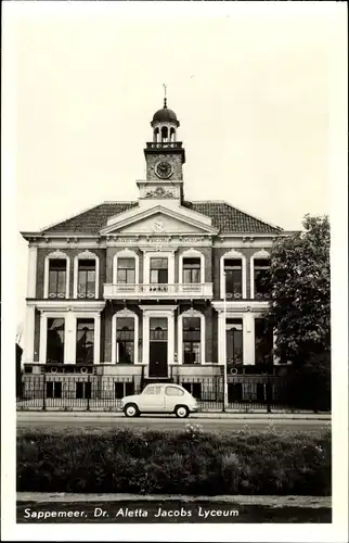 Ak Sappemeer Groningen Niederlande, Dr. Aletta Jacobs Lyceum