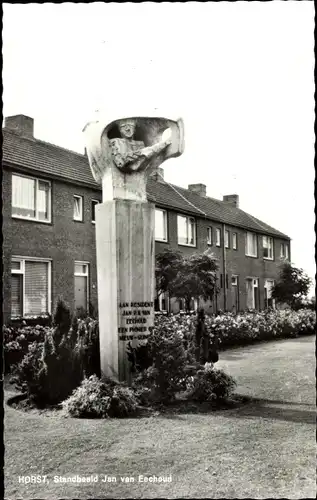 Ak Horst Limburg Niederlande, Standbeeld Jan van Eschoud