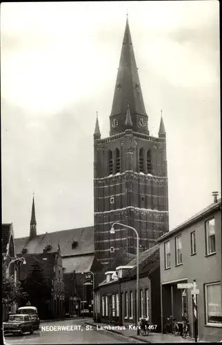 Ak Nederweert Limburg Niederlande, St. Lambertus Kerk 1467