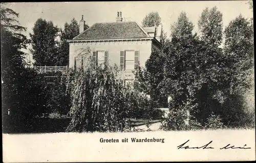 Ak Waardenburg Gelderland Niederlande, Kasteel