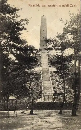 Ak Austerlitz Zeist Utrecht Niederlande, Piramide nabij Zeist