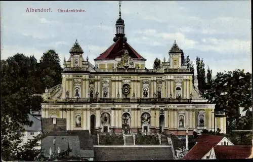 Ak Wambierzyce Albendorf Schlesien, Gnadenkirche