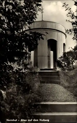 Ak Herrnhut in der Oberlausitz Sachsen, Altan auf dem Hutberg