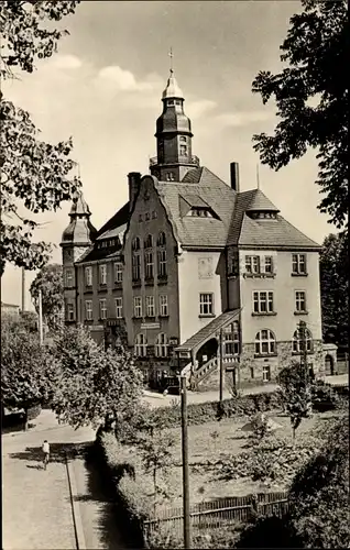 Ak Großröhrsdorf Sachsen, Rathaus