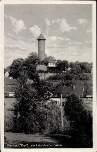 Ak Auerbach im Vogtland, Blick auf das FDJ-Heim