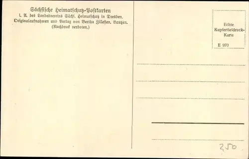 Ak Löbau in Sachsen, Im Hofe der Städt. Sparkasse