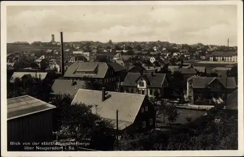 Ak Neugersdorf in der Lausitz, Blick von der städt. Jugendherberge