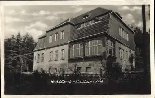 Foto Ak Ebersbach in der Oberlausitz, Humboldtbaude auf dem Schlechteberg