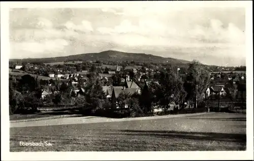 Ak Ebersbach in der Oberlausitz, Blick auf den Ort
