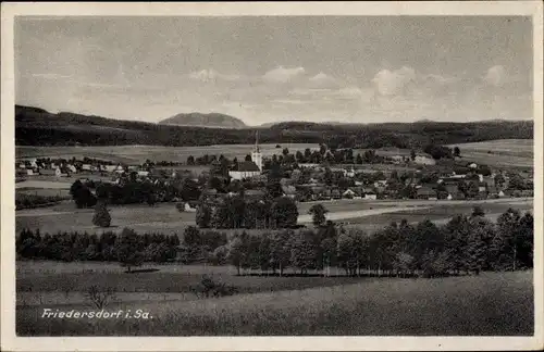 Ak Friedersdorf an der Spree Neusalza Spremberg Lausitz, Ortsansicht