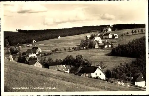 Ak Tellerhäuser Breitenbrunn Erzgebirge, Gesamtansicht