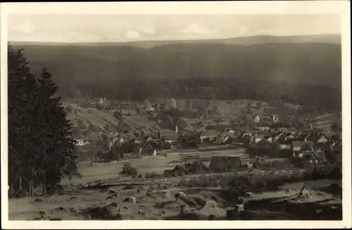 Ak Schmiedefeld am Rennsteig Suhl Thüringen, Panorama