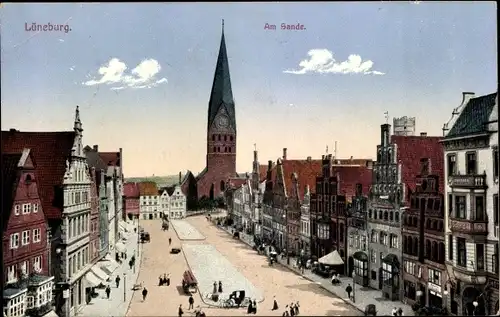 Ak Lüneburg in Niedersachsen, Am Sande, Kirche