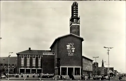 Ak Vlissingen Zeeland Niederlande, Gemeentehuis, Stadthuis