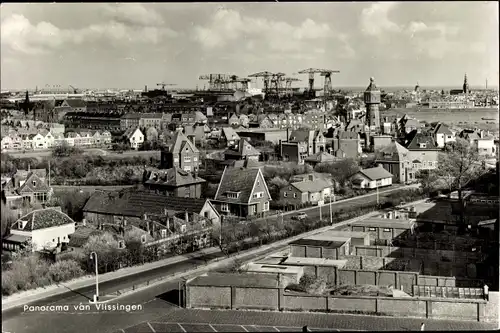 Ak Vlissingen Zeeland Niederlande, Panorama