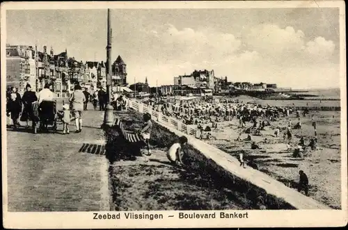 Ak Vlissingen Zeeland Niederlande, Boulevard Bankert